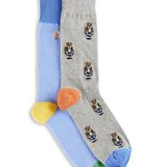 Polo Bear Trouser Sock 2-Pack Save your Wishlist Big & Tall - Picture 2 of 6